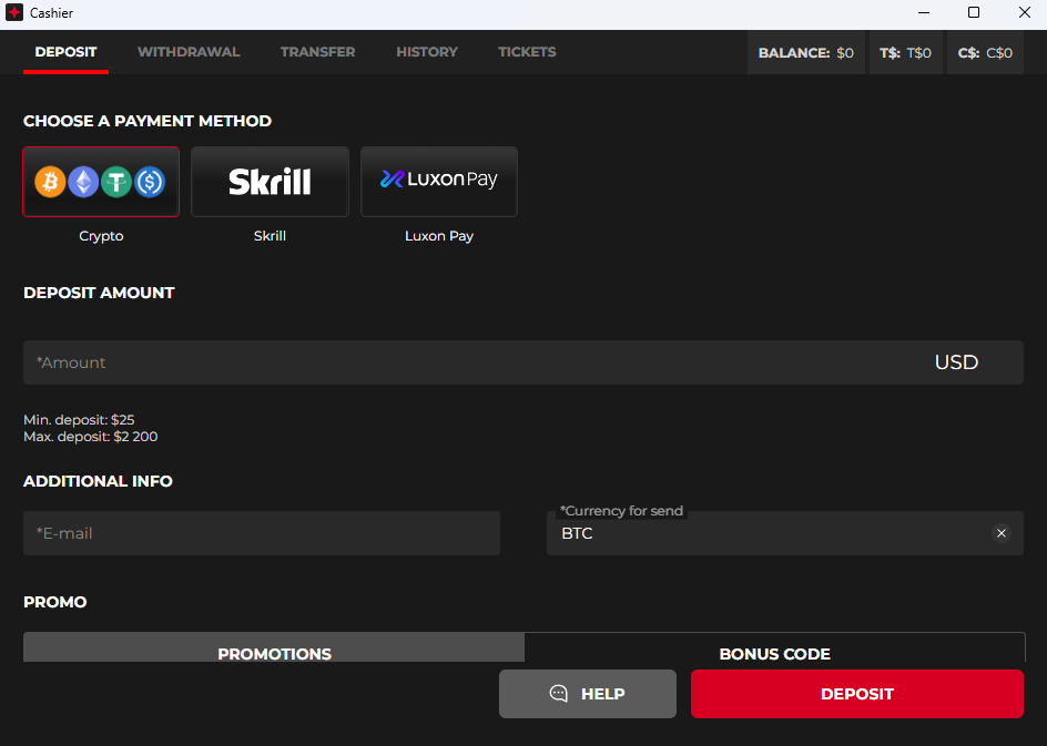 PokerPlanets Payments
